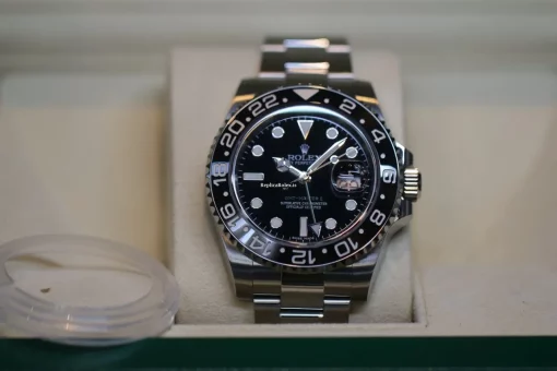 Amazing Replica Rolex Gmt-master II 116710ln-0001 Caliber 3186 Automatic Movement 40mm Steel Case Mens/unisex Watch - Image 4