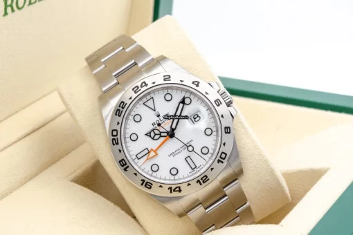 Discount Imitation Rolex Explorer II 216570 Caliber 3187 Automatic Movement 42mm Steel Case Mens/unisex Watch - Image 8