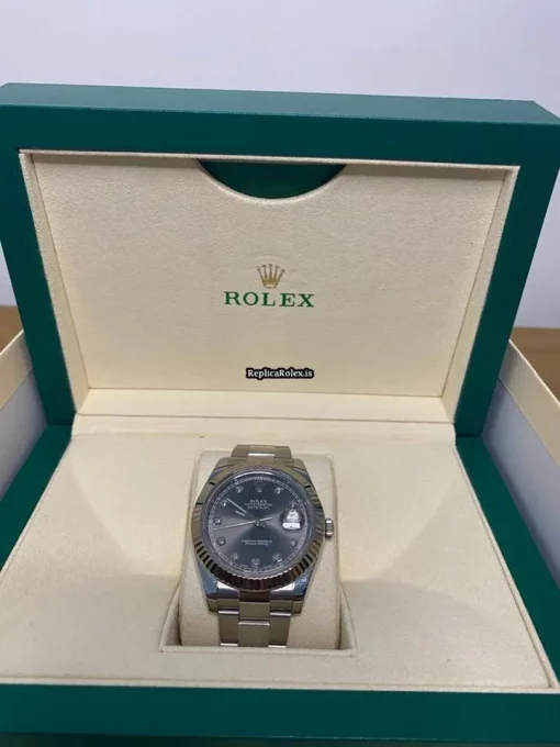 Incredible Replica Rolex Datejust II 116334 Caliber 3136 Automatic Movement 41mm Steel Case Mens/unisex Watch - Image 2