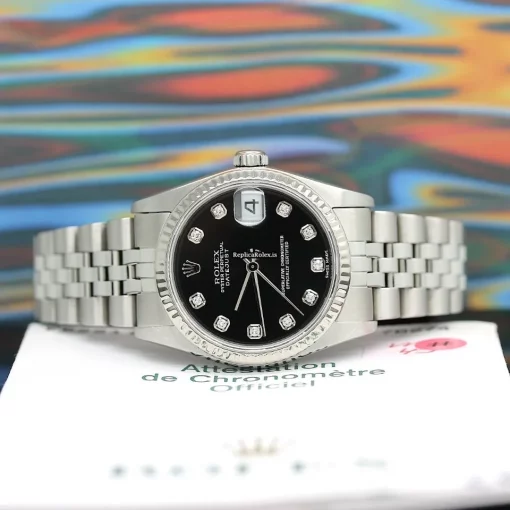 Marvellous Replica Rolex Lady-datejust 78274 Caliber 2235 Automatic Movement 31mm Steel Case Womens Watch - Image 2