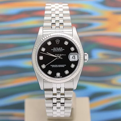 Marvellous Replica Rolex Lady-datejust 78274 Caliber 2235 Automatic Movement 31mm Steel Case Womens Watch - Image 3