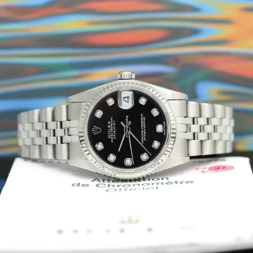 Marvellous Replica Rolex Lady-datejust 78274 Caliber 2235 Automatic Movement 31mm Steel Case Womens Watch - Image 5
