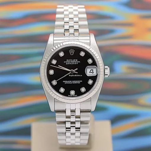 Marvellous Replica Rolex Lady-datejust 78274 Caliber 2235 Automatic Movement 31mm Steel Case Womens Watch - Image 6