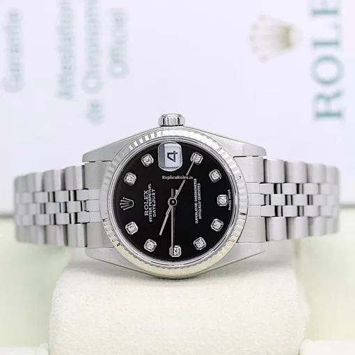 Marvellous Replica Rolex Lady-datejust 78274 Caliber 2235 Automatic Movement 31mm Steel Case Womens Watch - Image 7