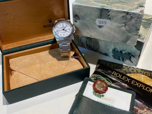Terrific Replica Rolex Explorer II 16570 Caliber 3185 Automatic Movement 40mm Steel Case Mens/unisex Watch