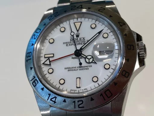 Terrific Replica Rolex Explorer II 16570 Caliber 3185 Automatic Movement 40mm Steel Case Mens/unisex Watch - Image 7