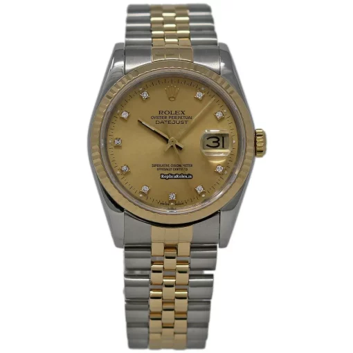 Luxury Replica Rolex Datejust 16233 Automatic Movement 36mm Steel Case Mens/unisex Watch - Image 2