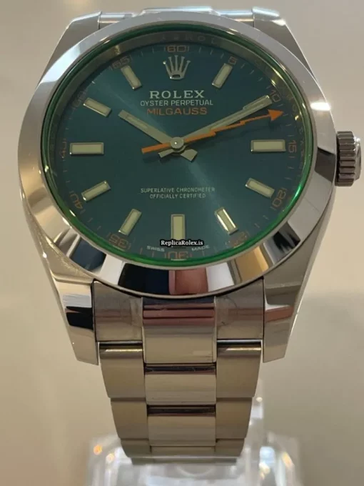 Swiss Copy Rolex Milgauss M116400gv-0002 Automatic Movement 40mm Steel Case Mens/unisex Watch