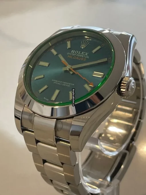 Swiss Copy Rolex Milgauss M116400gv-0002 Automatic Movement 40mm Steel Case Mens/unisex Watch - Image 2