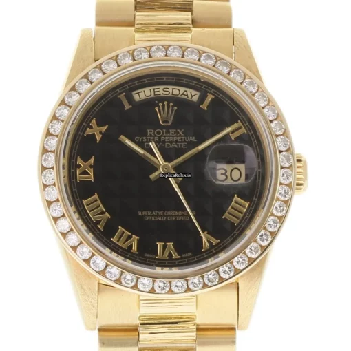 Quality Replica Rolex Day-date 36 18078 Automatic Movement 36mm Yellow Gold Case Mens/unisex Watch