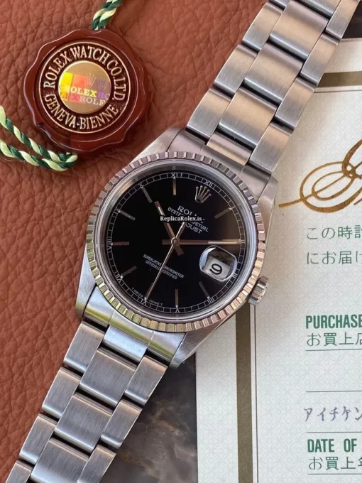 Pleasing Replica Rolex Datejust 16220 Caliber 3135 Automatic Movement 36mm Steel Case Mens/unisex Watch