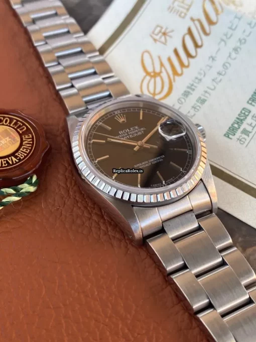 Pleasing Replica Rolex Datejust 16220 Caliber 3135 Automatic Movement 36mm Steel Case Mens/unisex Watch - Image 6