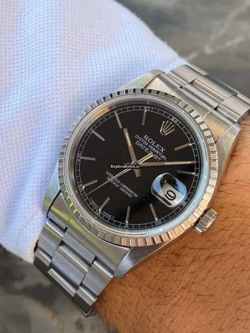 Pleasing Replica Rolex Datejust 16220 Caliber 3135 Automatic Movement 36mm Steel Case Mens/unisex Watch - Image 7