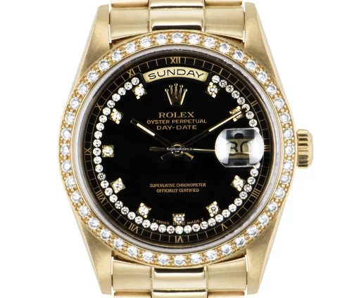 Special Replica Rolex Day-date 18348 Automatic Movement 36mm Yellow Gold Case Mens/unisex Watch - Image 2