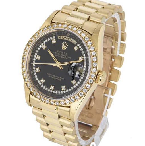 Special Replica Rolex Day-date 18348 Automatic Movement 36mm Yellow Gold Case Mens/unisex Watch - Image 3