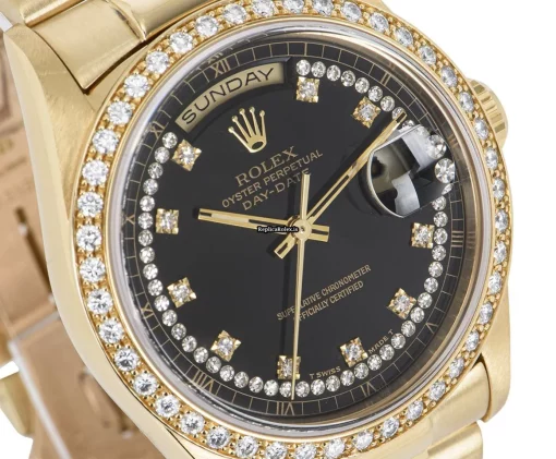 Special Replica Rolex Day-date 18348 Automatic Movement 36mm Yellow Gold Case Mens/unisex Watch - Image 4