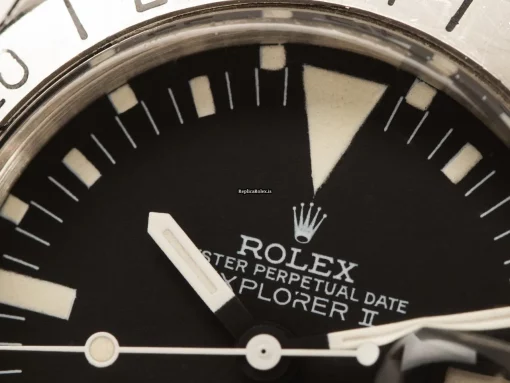 Cool Fake Rolex Explorer II 1655 Cosc Automatic Movement 40mm Steel Case Mens/unisex Watch - Image 2