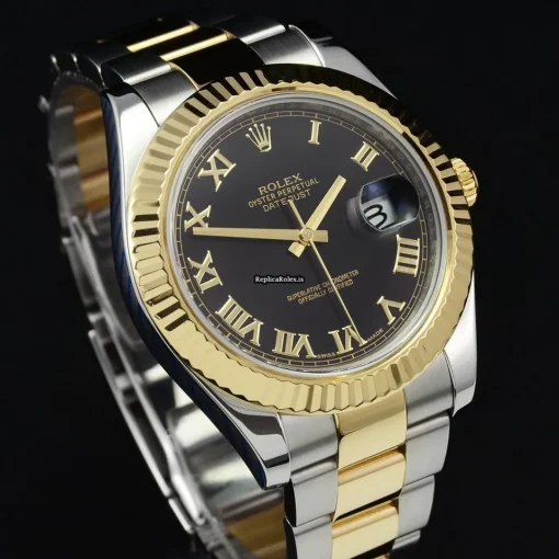 1:1 Replica Rolex Datejust II 116333 Caliber 3136 Automatic Movement 41mm Gold/steel Case Mens/unisex Watch - Image 10