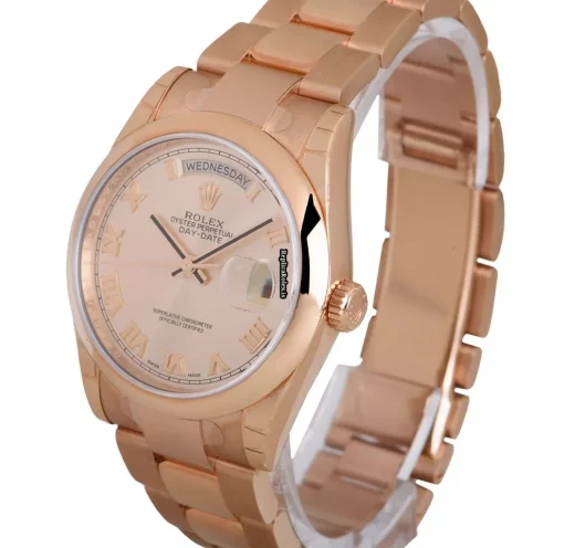 Superior Fake Rolex Day-date 36 118205 Automatic Movement 36mm Rose Gold Case Mens/unisex Watch - Image 2