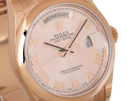 Superior Fake Rolex Day-date 36 118205 Automatic Movement 36mm Rose Gold Case Mens/unisex Watch - Image 3