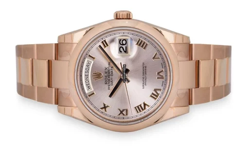 Superior Fake Rolex Day-date 36 118205 Automatic Movement 36mm Rose Gold Case Mens/unisex Watch - Image 4