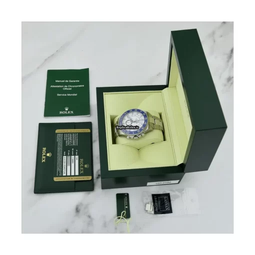 Mind-boggling Knockoff Rolex Yacht-master II 116680 Caliber 4161 Automatic Movement 44mm Steel Case Mens/unisex Watch - Image 5