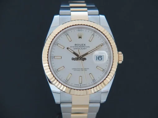 High-end Replica Rolex Datejust 126333 Automatic Movement 41mm Gold/steel Case Mens/unisex Watch - Image 3