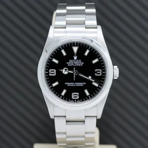 Fabulous Replica Rolex Explorer 114270 Caliber 3130 Automatic Movement 38x43mm Steel Case Mens/unisex Watch - Image 3