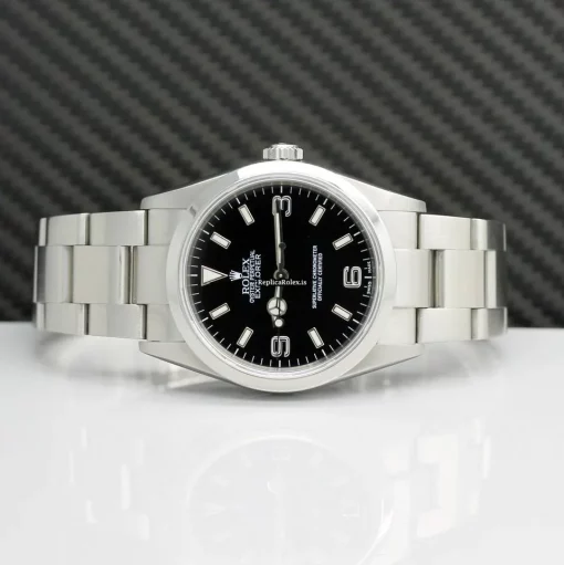 Fabulous Replica Rolex Explorer 114270 Caliber 3130 Automatic Movement 38x43mm Steel Case Mens/unisex Watch - Image 4
