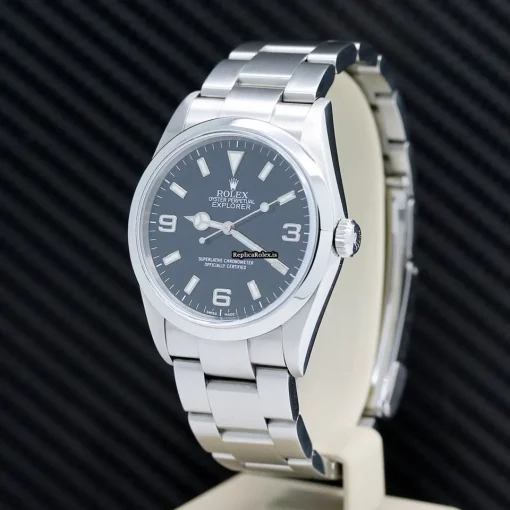 Fabulous Replica Rolex Explorer 114270 Caliber 3130 Automatic Movement 38x43mm Steel Case Mens/unisex Watch - Image 8