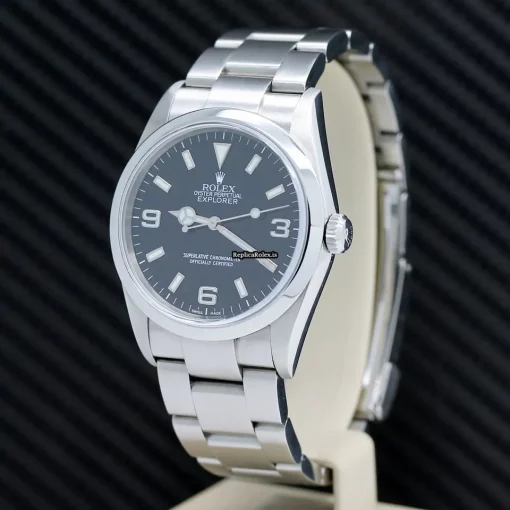Fabulous Replica Rolex Explorer 114270 Caliber 3130 Automatic Movement 38x43mm Steel Case Mens/unisex Watch - Image 9