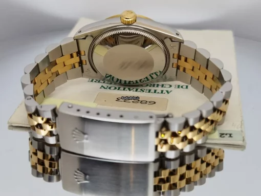Defect Replica Rolex Lady-datejust 68273 Caliber 2135 Automatic Movement 31mm Gold/steel Case Mens/unisex Watch - Image 12