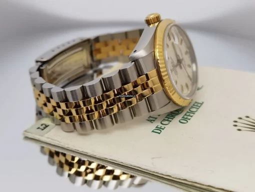 Defect Replica Rolex Lady-datejust 68273 Caliber 2135 Automatic Movement 31mm Gold/steel Case Mens/unisex Watch - Image 14