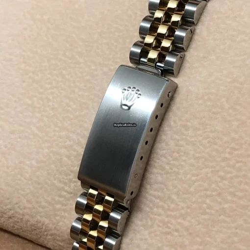 Defect Replica Rolex Lady-datejust 68273 Caliber 2135 Automatic Movement 31mm Gold/steel Case Mens/unisex Watch - Image 8