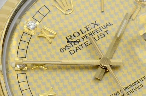 Nice Fakes Rolex Datejust 16233g Automatic Movement 36mm Gold/steel Case Mens/unisex Watch - Image 3