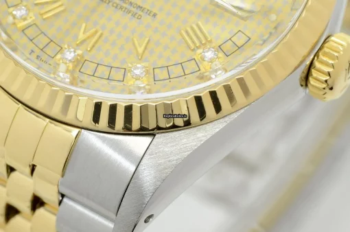 Nice Fakes Rolex Datejust 16233g Automatic Movement 36mm Gold/steel Case Mens/unisex Watch - Image 5