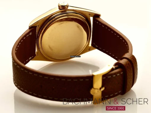 Neat Fake Rolex Day-date 36 1803 Cosc Automatic Movement 36mm Yellow Gold Case Mens/unisex Watch - Image 7