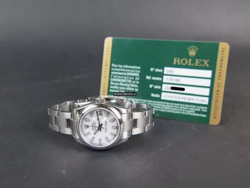Distinctive Fake Rolex Lady-datejust 179160 Automatic Movement 26mm Steel Case Womens Watch - Image 3
