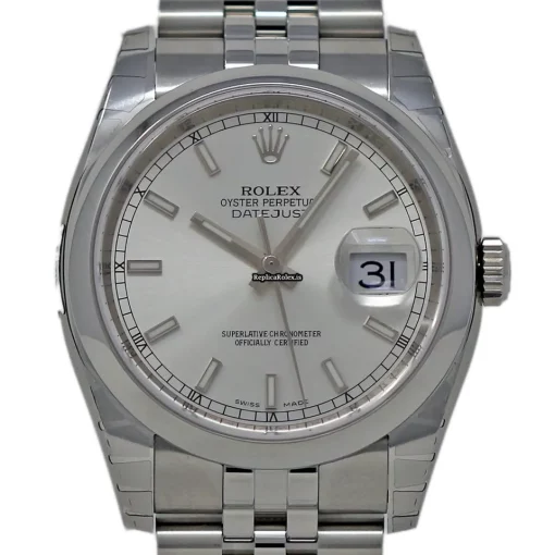 Terrific Replica Rolex Datejust 116200 Caliber 3135 Automatic Movement 36mm Steel Case Mens/unisex Watch