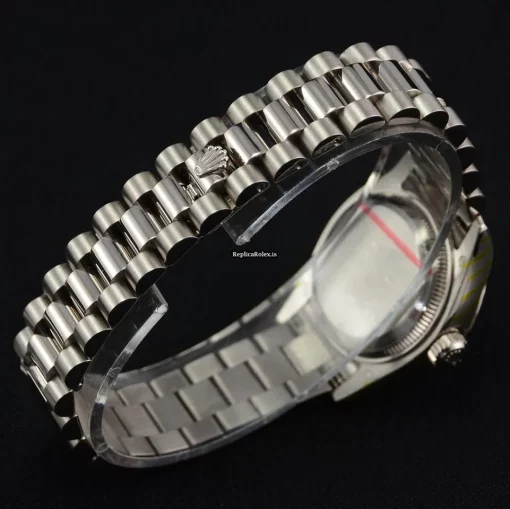Design Replica Rolex Lady-datejust 179179 Caliber 2235 Automatic Movement 26mm White Gold Case Womens Watch - Image 10