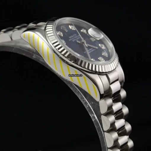 Design Replica Rolex Lady-datejust 179179 Caliber 2235 Automatic Movement 26mm White Gold Case Womens Watch - Image 15