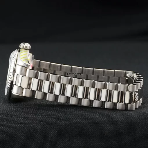 Design Replica Rolex Lady-datejust 179179 Caliber 2235 Automatic Movement 26mm White Gold Case Womens Watch - Image 7