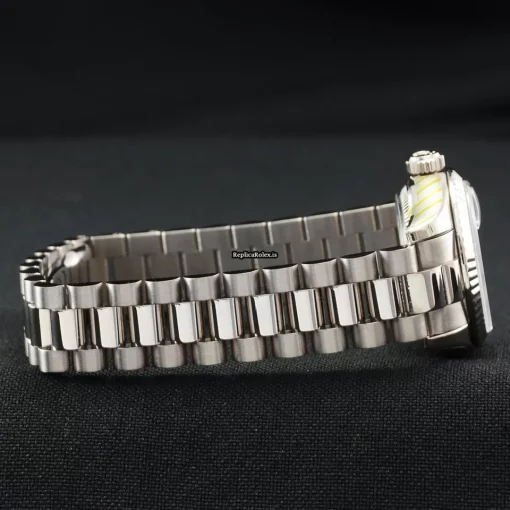 Design Replica Rolex Lady-datejust 179179 Caliber 2235 Automatic Movement 26mm White Gold Case Womens Watch - Image 8
