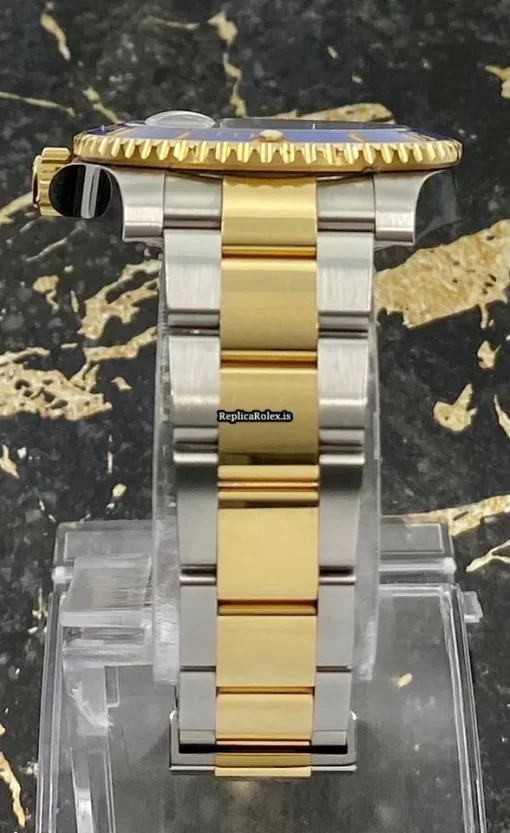 Nice Replica Rolex Submariner Date 116613lb Caliber 3135 Automatic Movement 40mm Gold/steel Case Mens/unisex Watch - Image 7