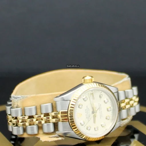 Great Replica Rolex Lady-datejust 69173 Caliber 2135 Automatic Movement 26mm Steel Case Womens Watch - Image 2