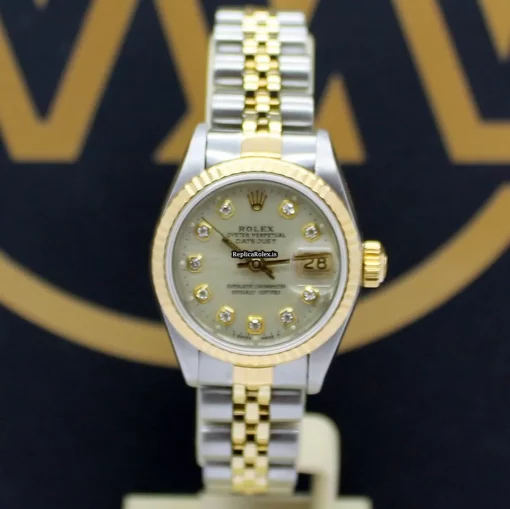 Great Replica Rolex Lady-datejust 69173 Caliber 2135 Automatic Movement 26mm Steel Case Womens Watch - Image 5