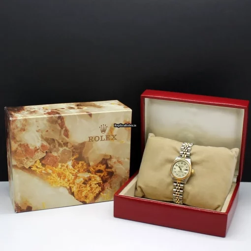 Great Replica Rolex Lady-datejust 69173 Caliber 2135 Automatic Movement 26mm Steel Case Womens Watch - Image 9