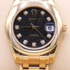 Fabulous Replica Rolex Pearlmaster 81208 Automatic Movement 34mm Yellow Gold Case Womens Watch