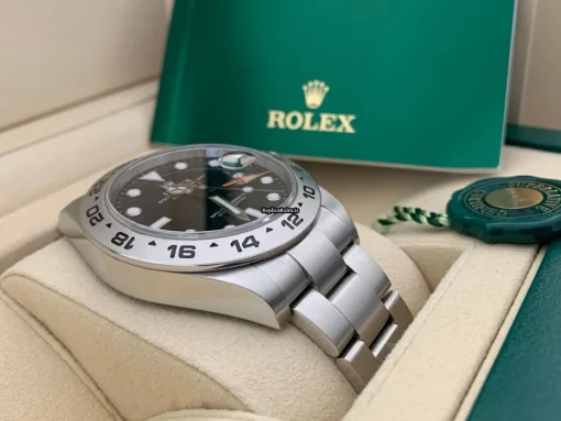 Amazing Fake Rolex Explorer II 216570 Caliber 3187 Automatic Movement 42mm Steel Case Mens/unisex Watch - Image 5