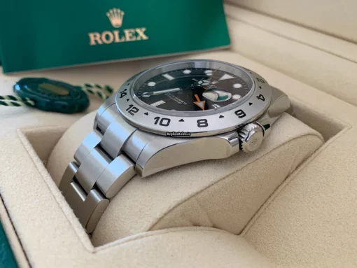Amazing Fake Rolex Explorer II 216570 Caliber 3187 Automatic Movement 42mm Steel Case Mens/unisex Watch - Image 6
